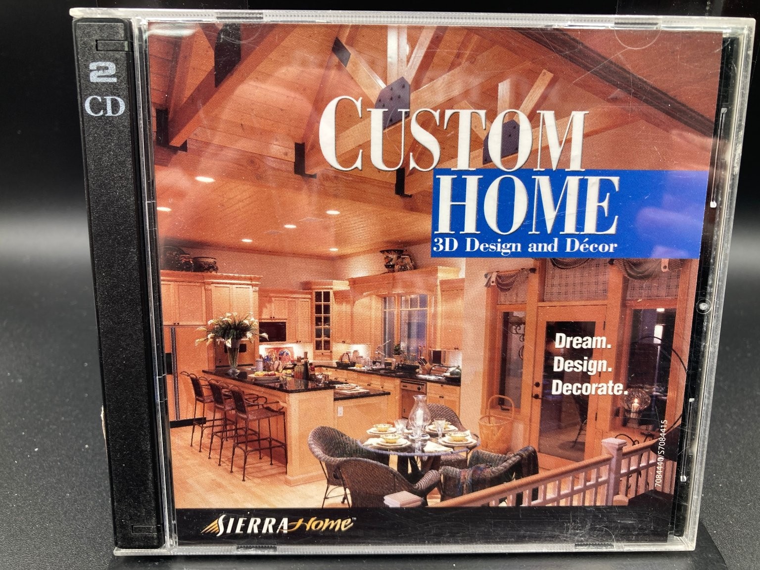 Custom Home 3D Design and Décor 1999 2 CD Sierra Home Software