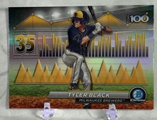 2024 Bowman #BTP-35 Tyler Black BOWMAN SCOUTS TOP 100 Milwaukee Brewers Baseball