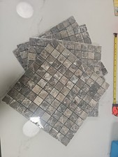 Jeffery Court INC 12X12 Emperador Mosaic Tile Stone Sheet - Quantity Of 4 Sheets