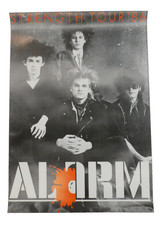 VINTAGE ALARM 1986 STRENGTH TOUR MUSIC PROMOTION LARGE POSTER