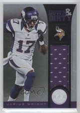 2012 Totally Certified Down and Dirty Materials 174/299 Jarius Wright #15 0f8