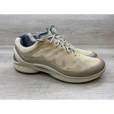 ECCO Performance Biom Men's Sneakers Gray Teal 9 Mesh Athletic Walking Shoes