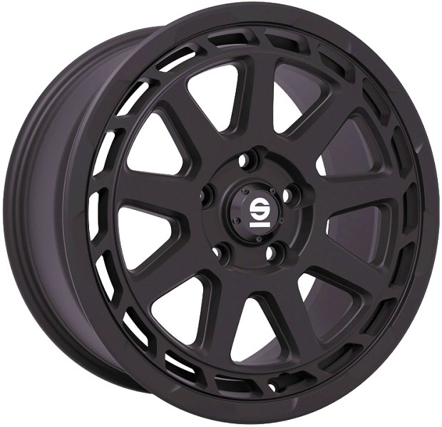 4x Alufelgen SPARCO GRAVEL MATT BLACK 8x18 ET45 LK5 120 18 Zoll Felgen Alu