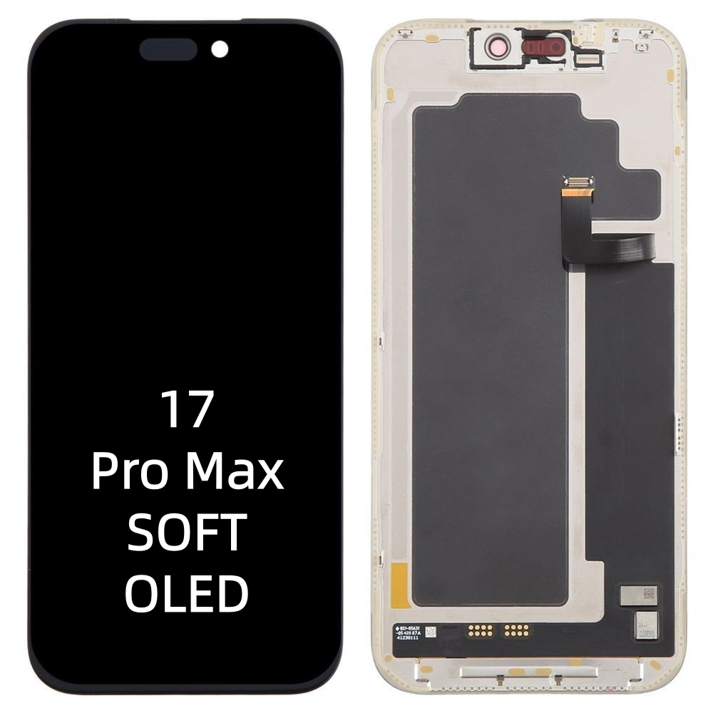 For iPhone 17 Pro Max Soft OLED Touch Screen Digitizer Display
