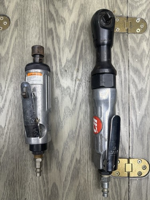 #ad #ad Campbell Hausfeld 3 8quot; Air Ratchet TL1001 Central Pneumatic 1 4quot; Die Grinder $18.90