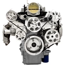 Billet Specialties Polished Front Drive Ls1 LS2 Ls6 LS7 LS3 No AC 13455P