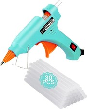 Hot Glue Gun Kit With 30 Sticks, 20w Fast Preheating Mini Hot Glue And Stick