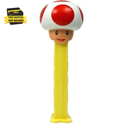 PEZ Super Mario Toad Sweet Dispenser Nintendo Characters Candy Sweets      