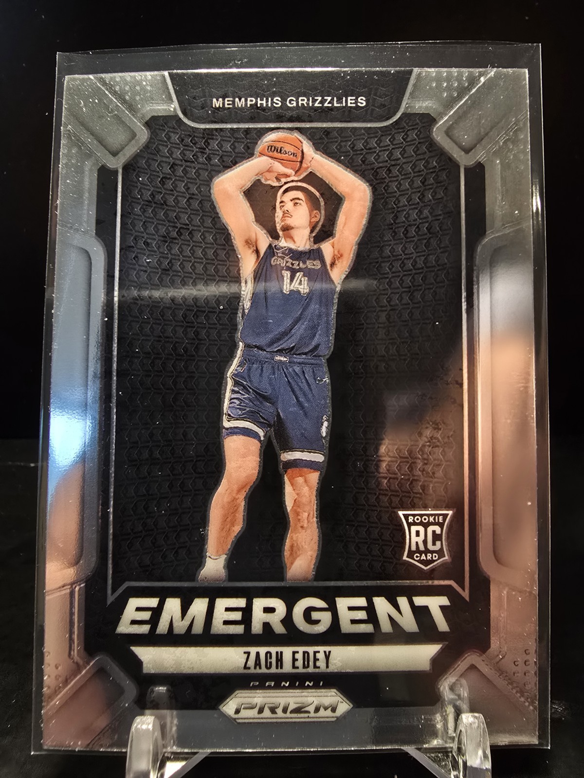 2024-25 Panini Prizm Emergent Zach Edey Rookie Memphis Grizzlies #16