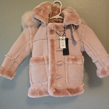 Jordan Craig Kids Girls Denali Shearling Jacket Pink Size 2 Nwt