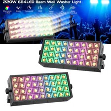 2PCS 220W Wall Washer Light Strobe Light DMX DJ Party Party Stage Light LED RGBW