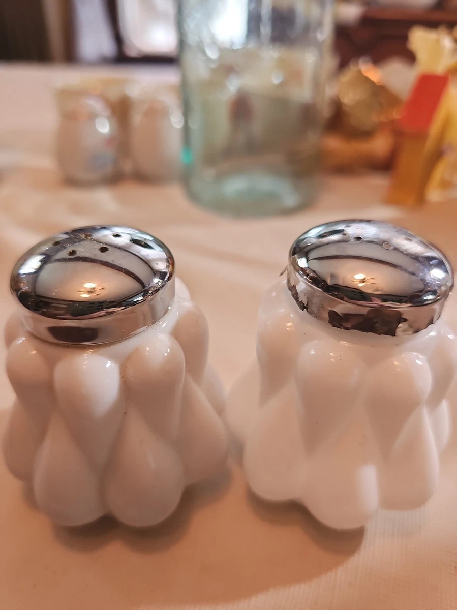 25+ White Milk Glass Salt & Pepper Shakers for sale | Updated Oct 2026