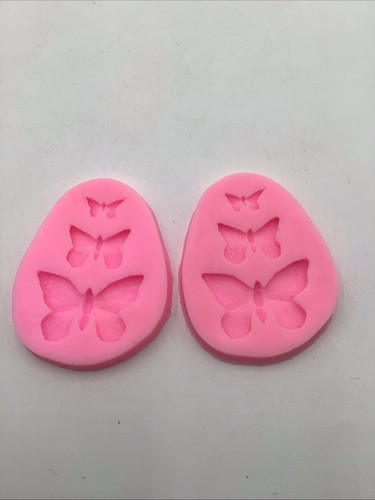 Lot 6 Silicon Molds for Crafting, Flowers, Fairy, Butterflies, Wings - Picture 3 of 6