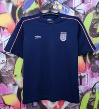 Vintage England Shirt 2000s Football Soccer Jersey Top Umbro 00's Men's size S