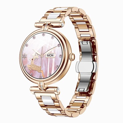   AK62 Smart Watch for Women   1.09'' HD Screen, Bluetooth Call, Fitness Tracker,