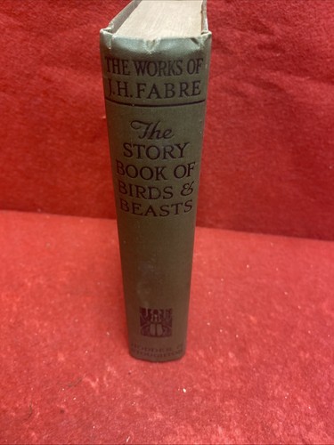 The Story Book Of Birds And Beasts J H Fabre 1920s Hardback Book Free P&P - Imagen 2 de 10