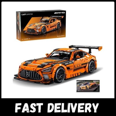 1:8 Scale Mercedes AMG GT3 Building Blocks 5466 PCS CaDA C64008W Supercar Lego C