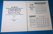 Kawai K5 Original Owners Manual / User Manual