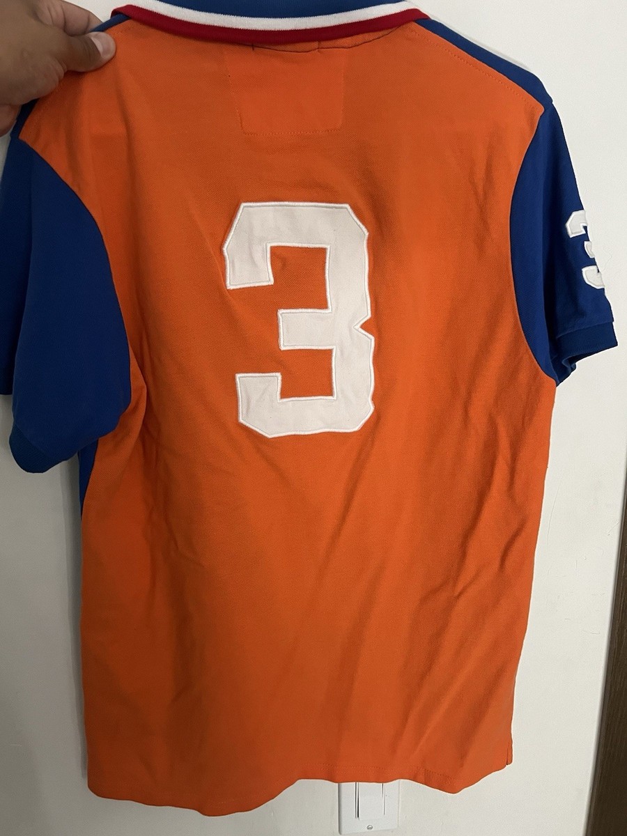 Polo Ralph Lauren Men's Short Sleeve Blue Orange Chief Keef
