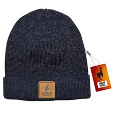 HANDMADE ANDEAN ALPACA DARK GRAY REVERSIBLE HAT BEANIE