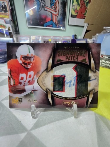 Jerry Rice 2013 Quantum Upper Deck /30 Patch Signatures Auto #120 49ers SEE PICS