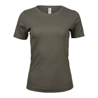Tee Jays Womens/Ladies Plain Interlock Short Sleeve T-Shirt   BC3321