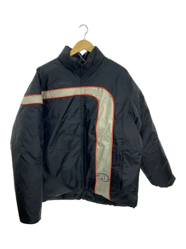 Piumino Supreme L nylon nero tinta unita