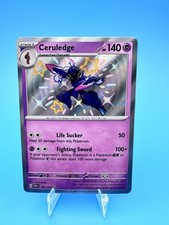 Pokemon Card - Ceruledge Paldean Fates 162/091 Shiny Rare Holo LP on eBay