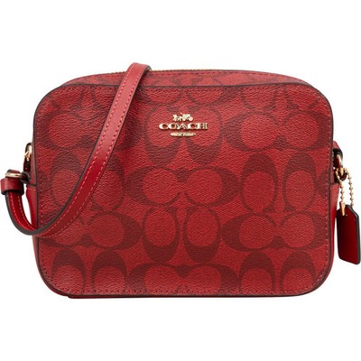 Coach Monogram Signature Camera Crossbody Bag Tasche