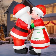 Syhood 6 ft Inflatable Christmas Decorations Santa and as the picture shows 