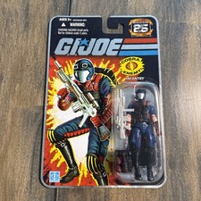 2008 G.I. Joe 25th Anniversary Cartoon Card Cobra Viper MOC Sealed w Case