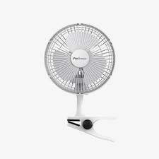 Pro Breeze 6 Inch Clip on Fan with 2 Speeds, Mains Powered, 360° Rotation
