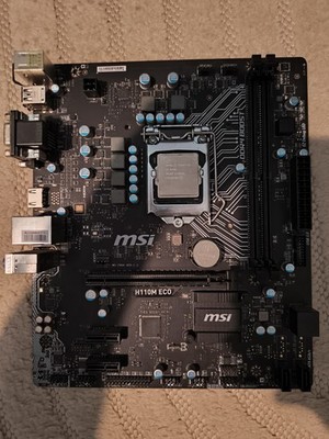 MSI H110M Eco Mainboard Mit Cpu
