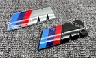 M Sport Black Silver Replacement Emblem Badge Fender Trunk 1 2 3 4 5 X Series