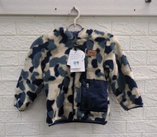 New Deux Par Deux Reversible Mid-Season Sherpa Jacket Kids Size 6