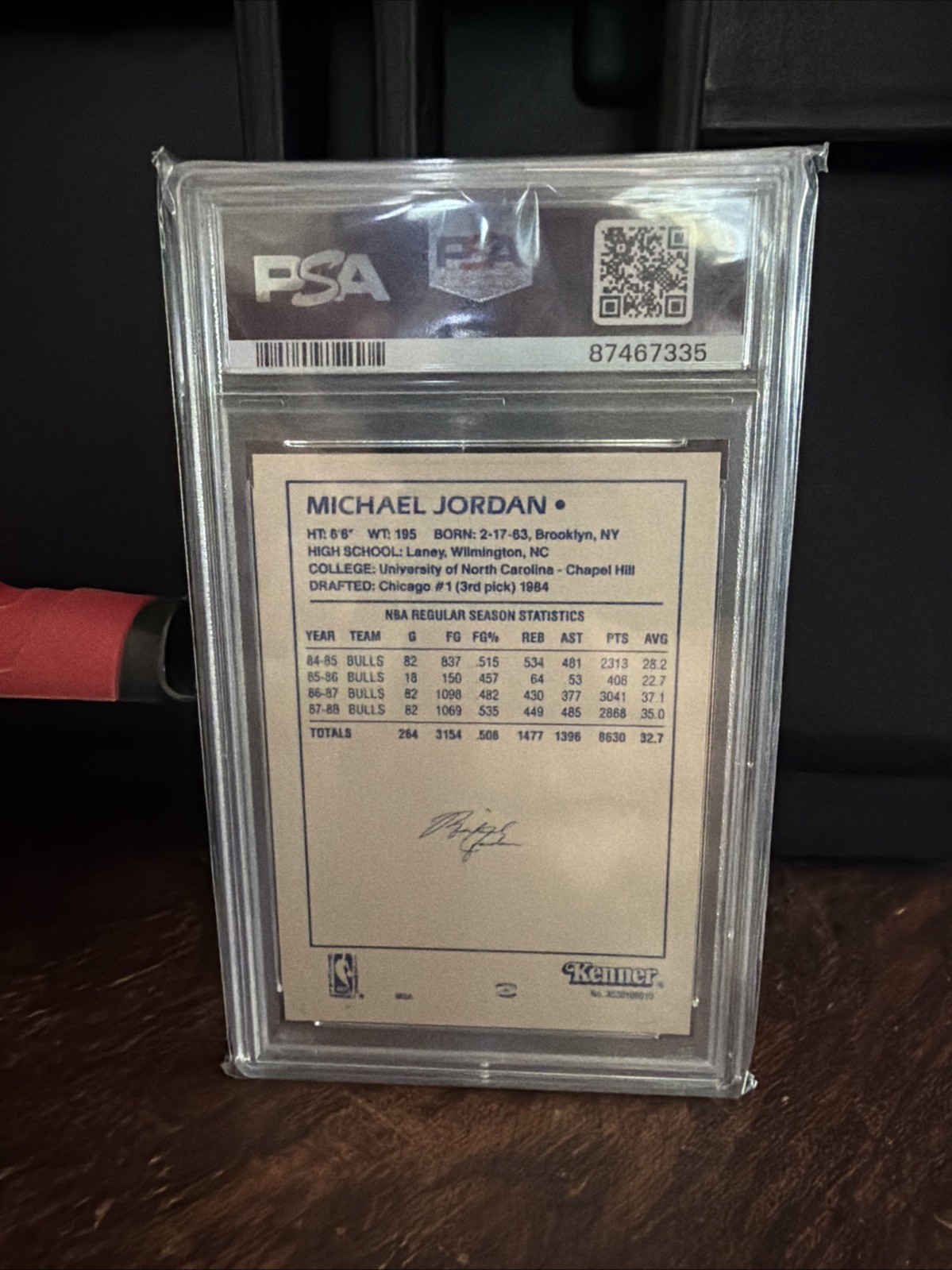 1988 KENNER STARTING LINE-UP MICHAEL JORDAN PSA 9 view 2