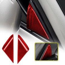 Real Carbon Fiber Side A-pillar Panel Cover For Porsche 718 911 981 12-2019 Red