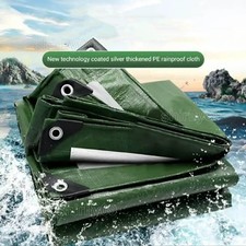 Plandeka wodoodporna 280g/m2 PE Plandeka ochronna z oczkami odporna na promieniowanie UV Odporna na rozdarcia