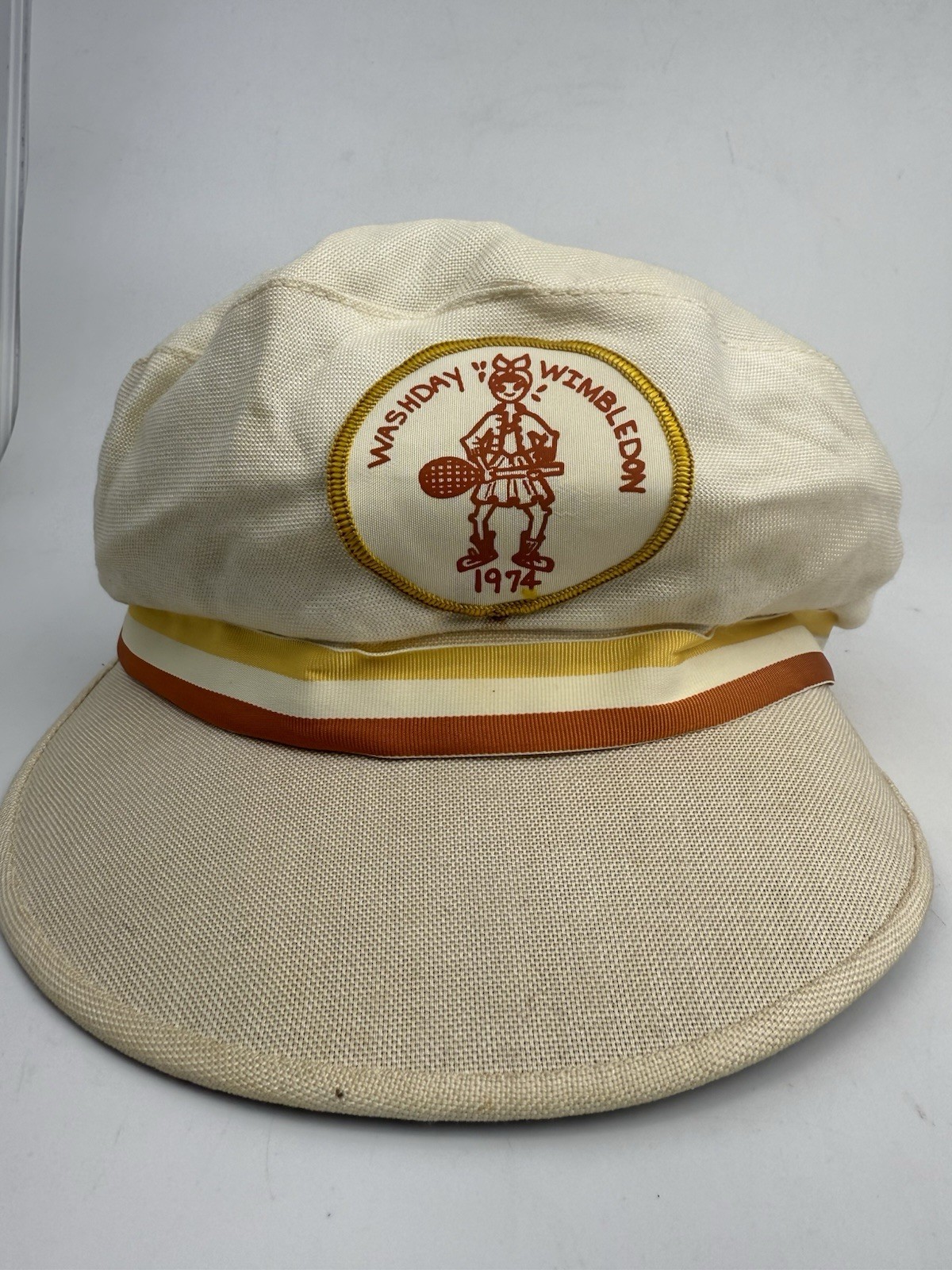 Vintage 1974 Washday Wimbledon Tennis Hat Happy Cappers Field Co LA Rare