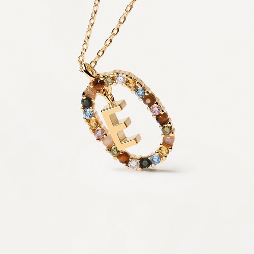 PDPAOLA Letter E Necklace CO01-264-U - Picture 2 of 3