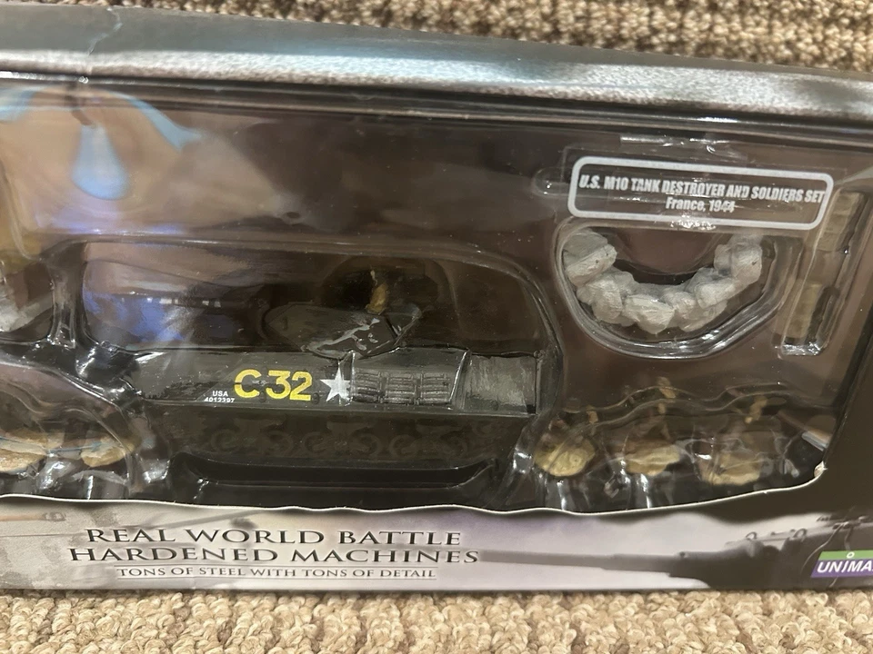 Unimax Forces of Valor 1:72 U.S. M10 Tank Destroyer & Soldiers Set France 85078 - Image 2 of 4