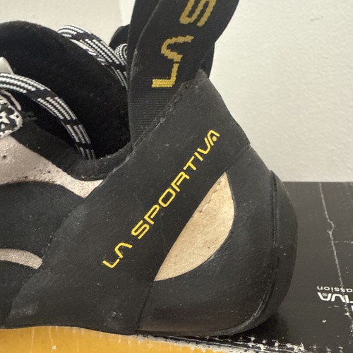 La Sportiva Climbing Shoes Miura Woman 32 Lady 2 Beige/Black/Yellow #187 - Picture 6 of 10