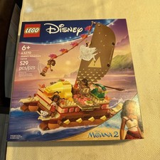 LEGO Disney 43270 Moana 2 Adventure Canoe Fantasy Boat Toy NEW