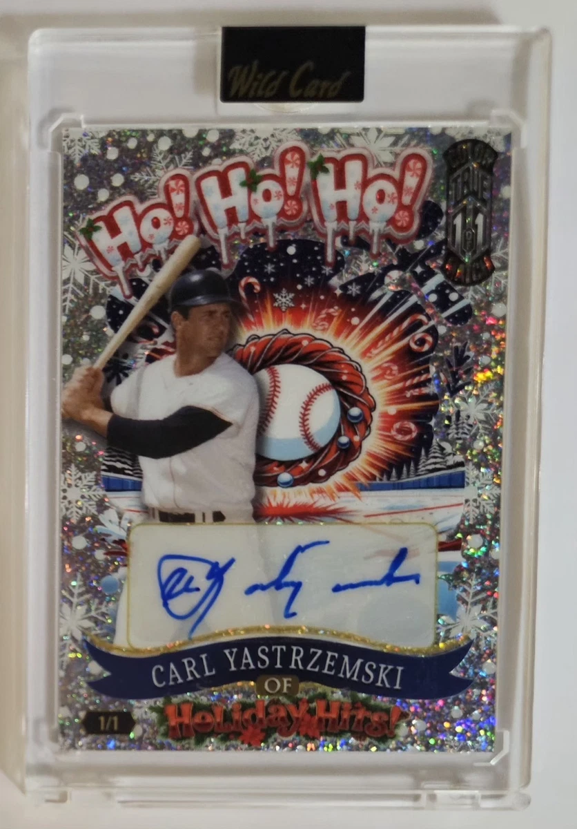 Carl Yastrzemski Autographed Baseball Sports Trading Cards for