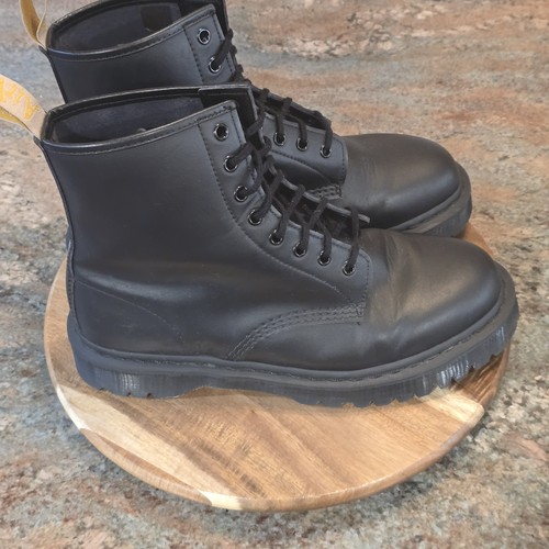 Dr. Martens 1460 Bex Mono - Mens Sz 11 - Black Vegan Combat Work Boots