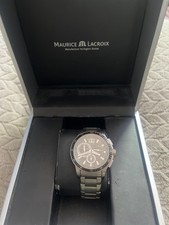 maurice lacroix miros chronograph mens quartz watch