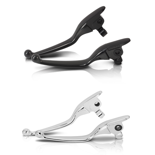 For Harley 1 Pair Brake & Clutch Levers Hand Grips Ultra Limited FLHTK 2017-2020 - Picture 1 of 15