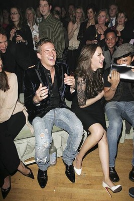 Singer Lee Ryan Camilla Al Fayed watch the MYLA Debutantes Coming - Old Photo 2