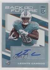 2017 Donruss Elite Back to the Future Signatures 12/99 Leonte Carroo Auto 0c2