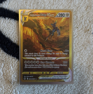 The Pokémon Company Origin Forme Dialha VSTAR GG68/GG70 Secret Holo Eng 280